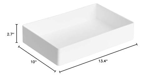 Amazon Basics Rectangular Plastic Desk Organizer Bundle - Image 5