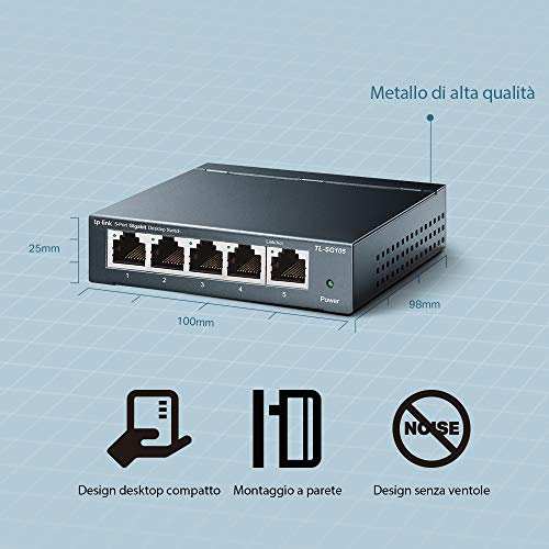 TP-Link 5 Port Gigabit Ethernet Network Switch TL-SG105 - Image 2