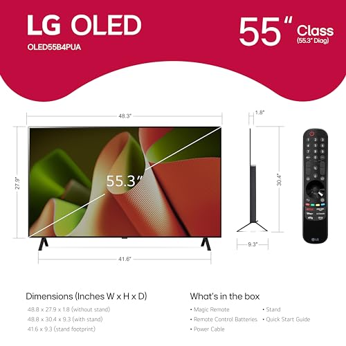 LG 55-Inch OLED B4 Series Smart TV (OLED55B4PUA) - Image 2