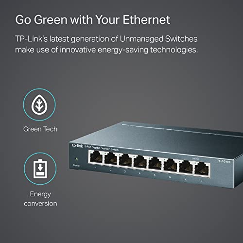 TP-Link 8 Port Gigabit Ethernet Network Switch TL-SG108 - Image 4