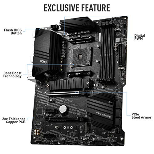 MSI B550-A Pro Gaming PC Motherboard - Image 3
