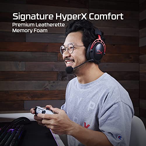 HyperX Cloud Alpha Wireless Gaming Headset, Red - Image 5