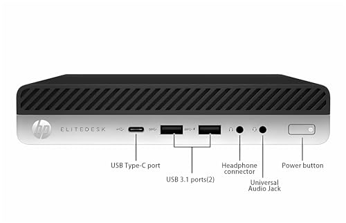 HP EliteDesk 800 G3 Mini Desktop, Intel i5, 16GB RAM, 256GB SSD - Image 5