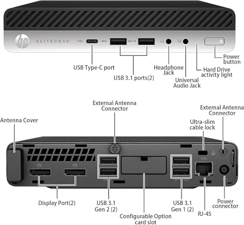 HP EliteDesk 800 G5 Mini PC Desktop - Image 3