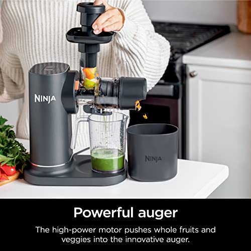 Ninja JC151 NeverClog Cold Press Juicer, Charcoal - Image 3