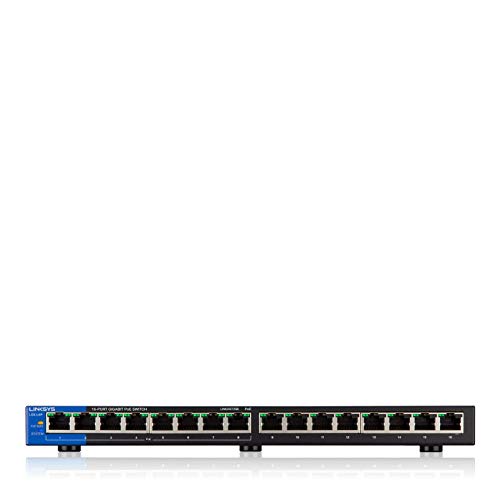 Linksys LGS116P 16-Port Unmanaged Gigabit Switch - Image 2