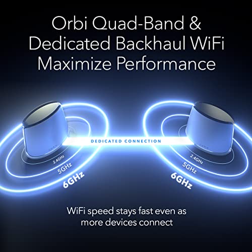 Netgear Orbi RBKE963 AXE11000 Quad-Band Mesh System - Image 5