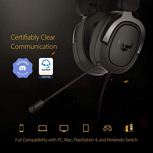 ASUS TUF H3 Gaming Headset – 7.1 Surround Sound - Image 2