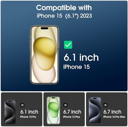 amFilm OneTouch 2+2 Pack iPhone 15 Screen Protector - Image 2