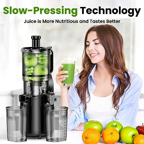 Amumu Cold Press Juicer With Extra Large Chute - Image 5