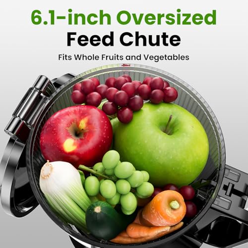Amumu Cold Press Juicer With Extra Large Chute - Image 2