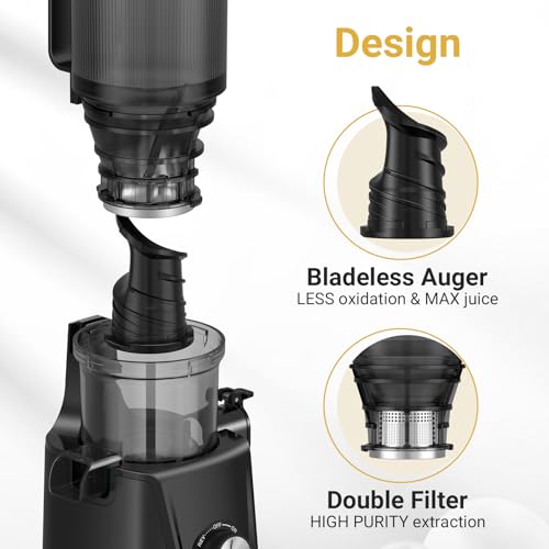 amzchef Cold Press Juicer With Large Chute - Image 4