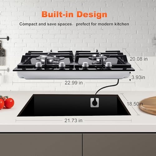 Amzgachfktch Gas Cooktop 24 Inch, 4 Burner - Image 5