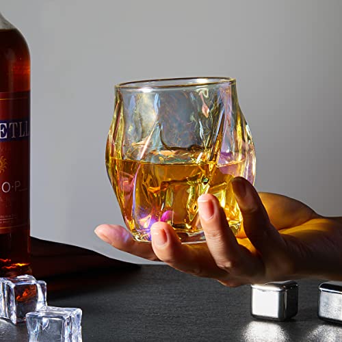 ANBFF Colorful Twisted Crystal Whiskey Glasses Set - Image 5