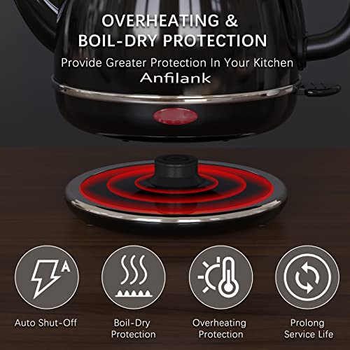 Anfilank Electric Gooseneck Kettle, 1L Stainless Steel - Image 5