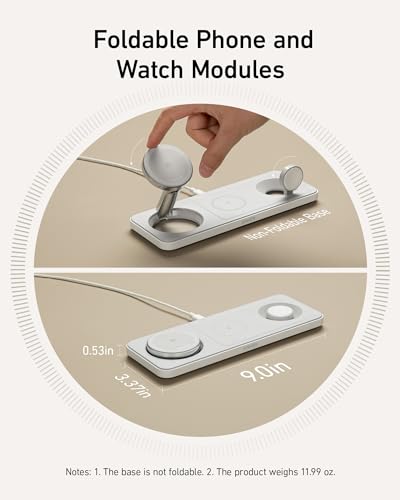 Anker iPhone 16 Foldable 3-in-1 Wireless Charger - Image 5