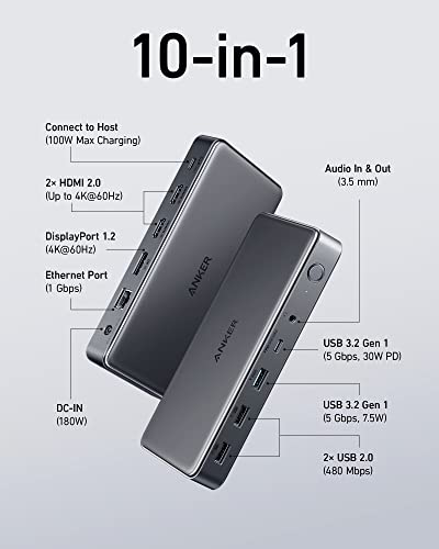 Anker MacBook Pro 10-in-1 Docking Station - Image 2