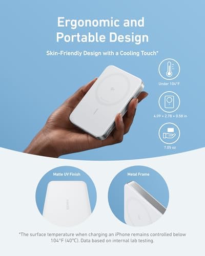 Anker MagSafe Compatible 15W Qi2 Power Bank - Image 4