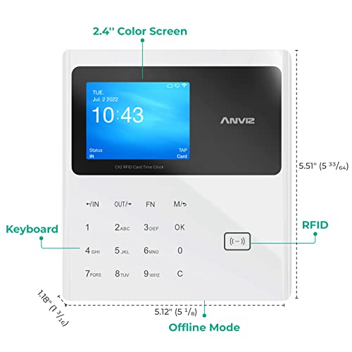 ANVIZ Card Time Clock - CX2 Lite Bundle - Image 2