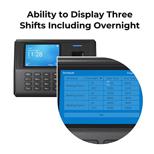ANVIZ CX3 Fingerprint Biometric Clock Machine - Image 5