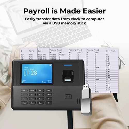 ANVIZ Fingerprint Time Clock CX3 Bundle - Image 5