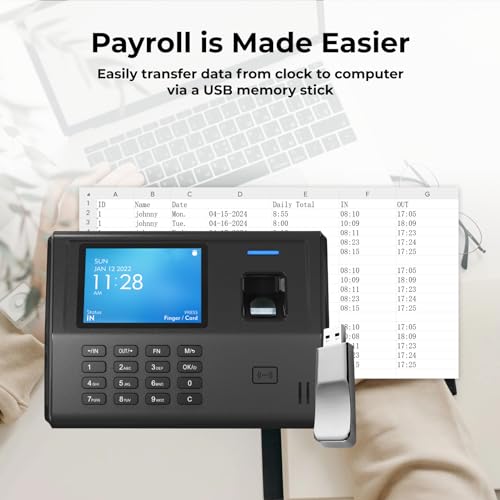 ANVIZ Time Clocks For Small Business Employees - Image 4