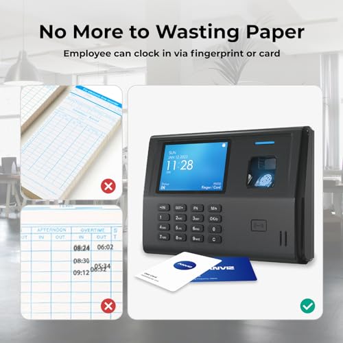 ANVIZ Time Clocks For Small Business Employees - Image 5