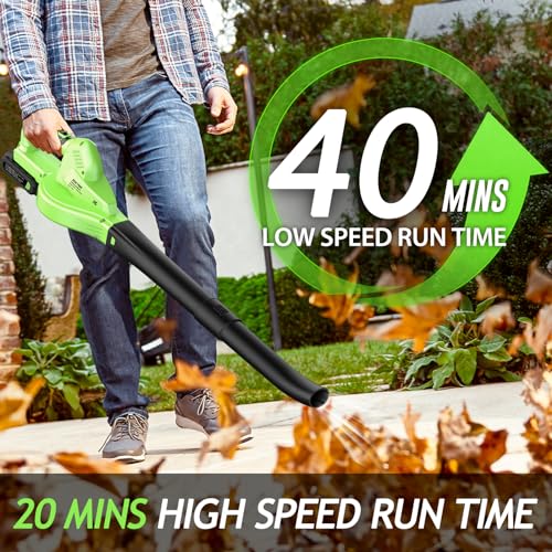 Aoetree Cordless Leaf Blower - Lightweight Electric - Image 3