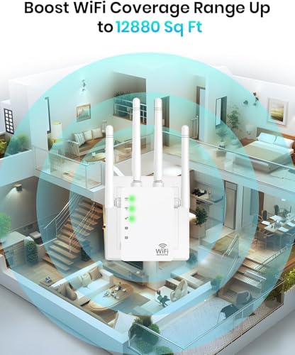 AOOEPU 1200Mbps Dual Band WiFi Extender - Image 4