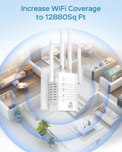 AOOEPU 1200Mbps WiFi Extender Signal Booster - Image 2