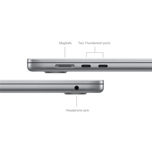 Apple MacBook Air 15-inch, M3, Space Gray - Z1BP0006M - Image 5
