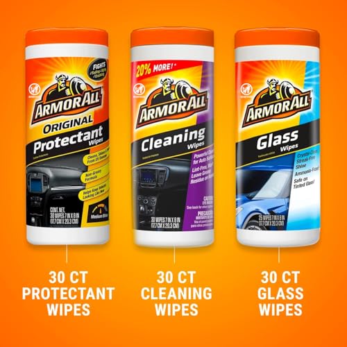 Armor All Protectant, Glass & Cleaning Wipes, 30 Count - Image 2
