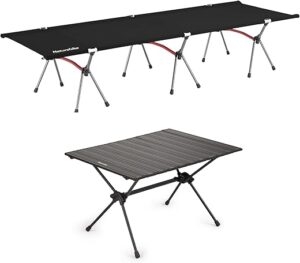 Naturehike ArmyWild Camping Cot & FT11 Table