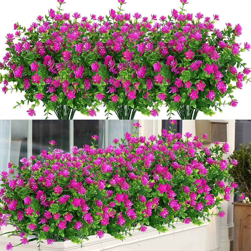 ArtBloom Artificial Flowers UV Resistant Boxwood Plants
