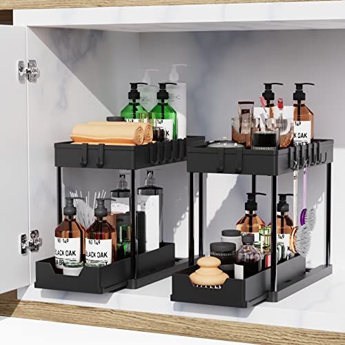 artzon Under Sink 2-Tier Basket Organizer - Image 3