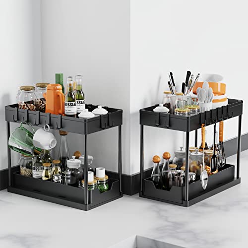 artzon Under Sink 2-Tier Basket Organizer - Image 4