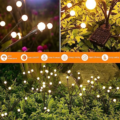 ASMAD Solar Garden Lights, 8 Pack 64 LED - Image 4