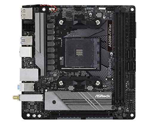 ASRock A520M-ITX/AC 3rd Gen AMD Ryzen Mini ITX Motherboard - Image 2