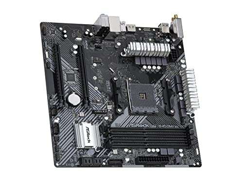 ASRock B450M/AC R2.0 AM4 Micro ATX Motherboard - Image 3