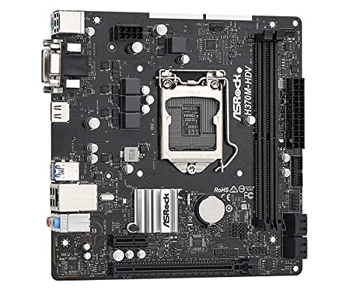 ASRock H370M-HDV LGA1151 Micro ATX Motherboard - Image 4