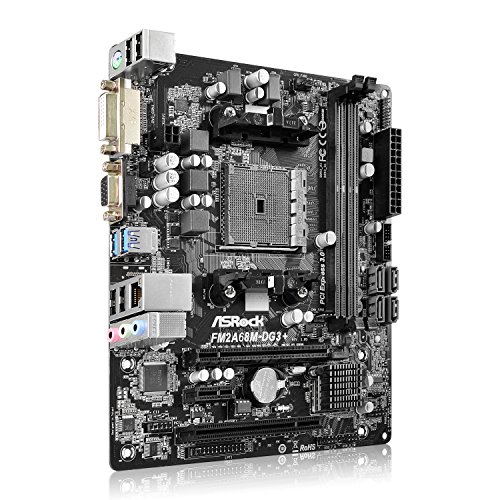 ASRock Micro ATX DDR3 1066 Motherboard FM2A68M-DG3+ - Image 3