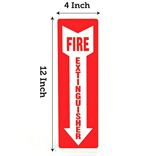 ASSURED SIGNS Fire Extinguisher Sign Sticker - 12 Pack - Image 2