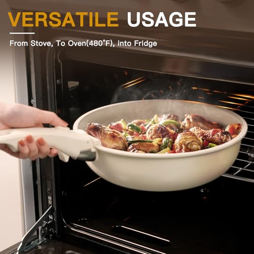 Astercook 21 Pcs Non Stick Ceramic Cookware Set - Image 4