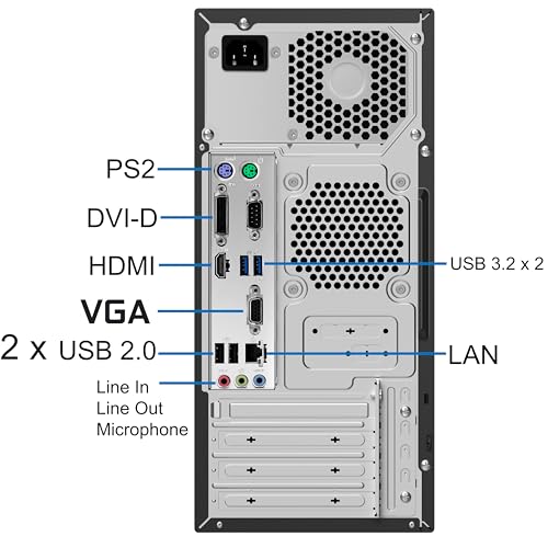 ASUS ExpertCenter D5 Tower, Intel i7-11700T - Image 3