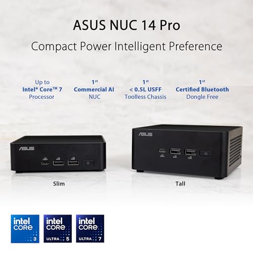 ASUS NUC 14 Pro Mini PC, Intel Core Ultra 7 - Image 2