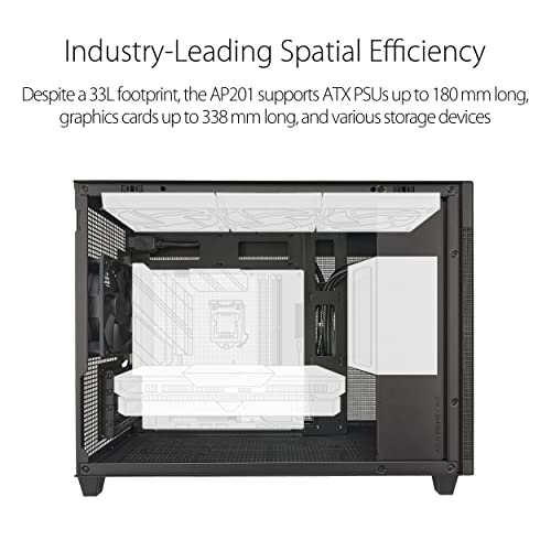 ASUS Prime AP201 Stylish MicroATX Case - Image 2