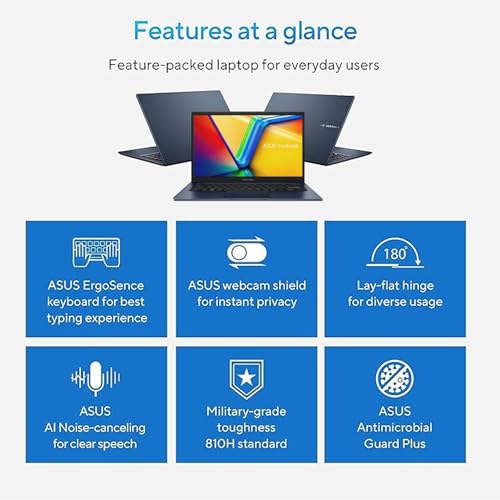 ASUS Vivobook Laptop, 14" FHD, 16GB RAM, 512GB SSD - Image 5