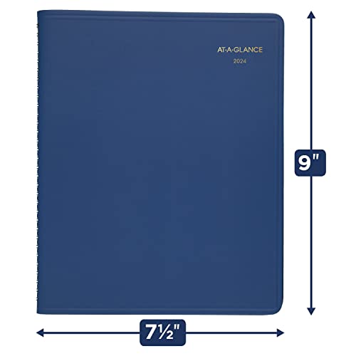 AT-A-GLANCE 2024 Monthly Planner, 7" x 8-3/4", Blue (701242024) - Image 5