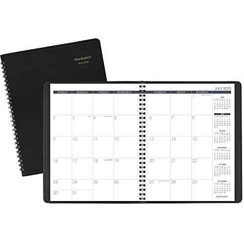 AT-A-GLANCE Academic Planner, 2023-2024, Medium, Black (7012705) - Image 3