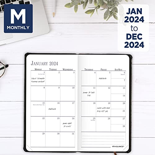 AT-A-GLANCE Fine Diary 2024, Pocket Size, 74020524 - Image 3